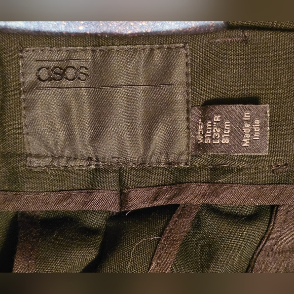 ASOS Slim Straight Leg Dress‎ Pants Size 36 x 32 - Picture 4 of 5